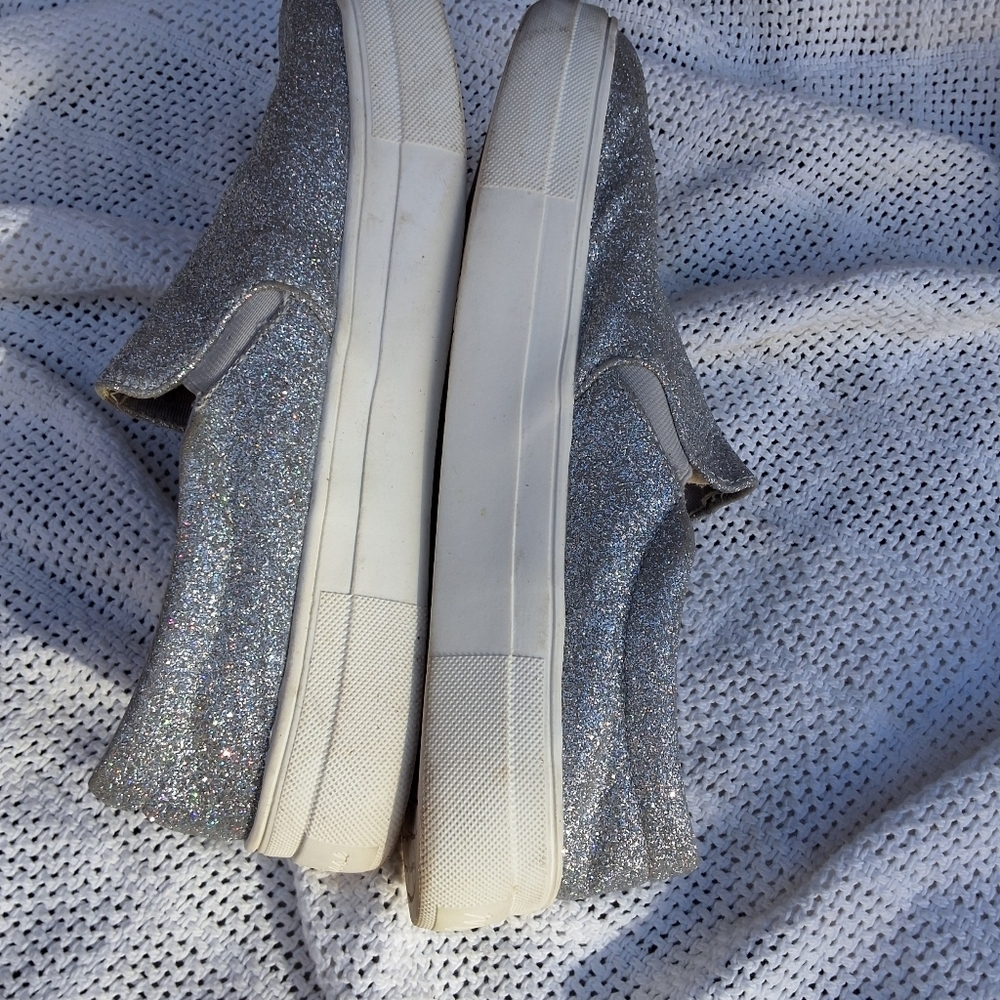 Matisse Silver Glitter sneakers 9.5 - Picture 10 of 12